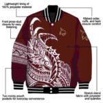 texas state bobcats tribal art maroon white black jacket best selling jacketwow