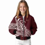 texas state bobcats tribal art maroon white black jacket best selling jacketwow