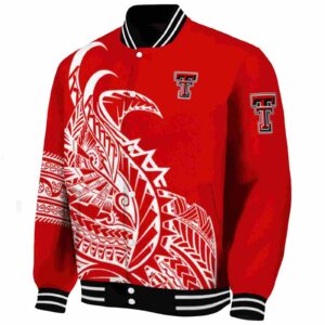 texas tech red raiders tribal art red white black jacket best selling jacketwow