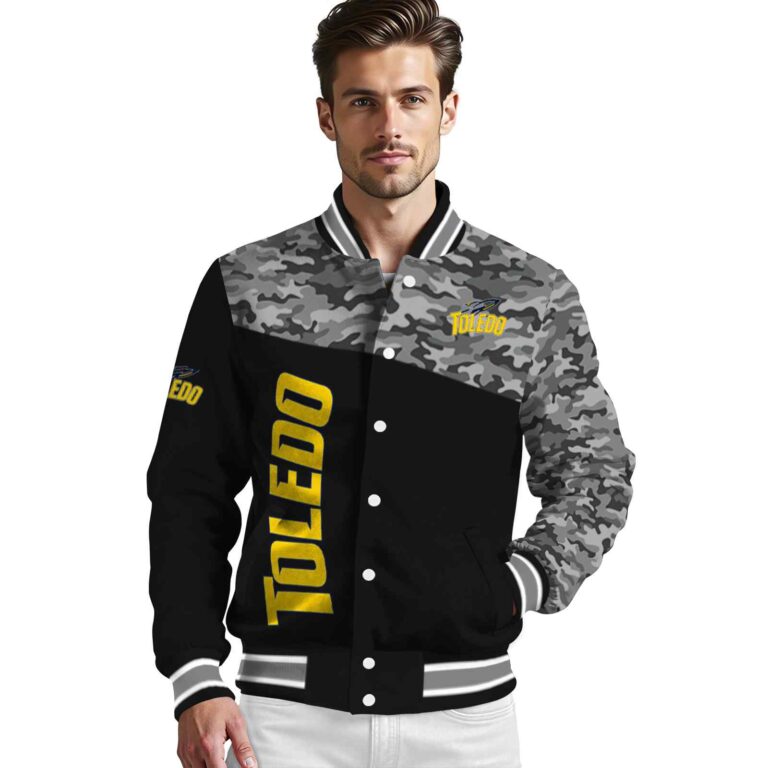 toledo rockets camo patchwork black jacket high quality jacketwow