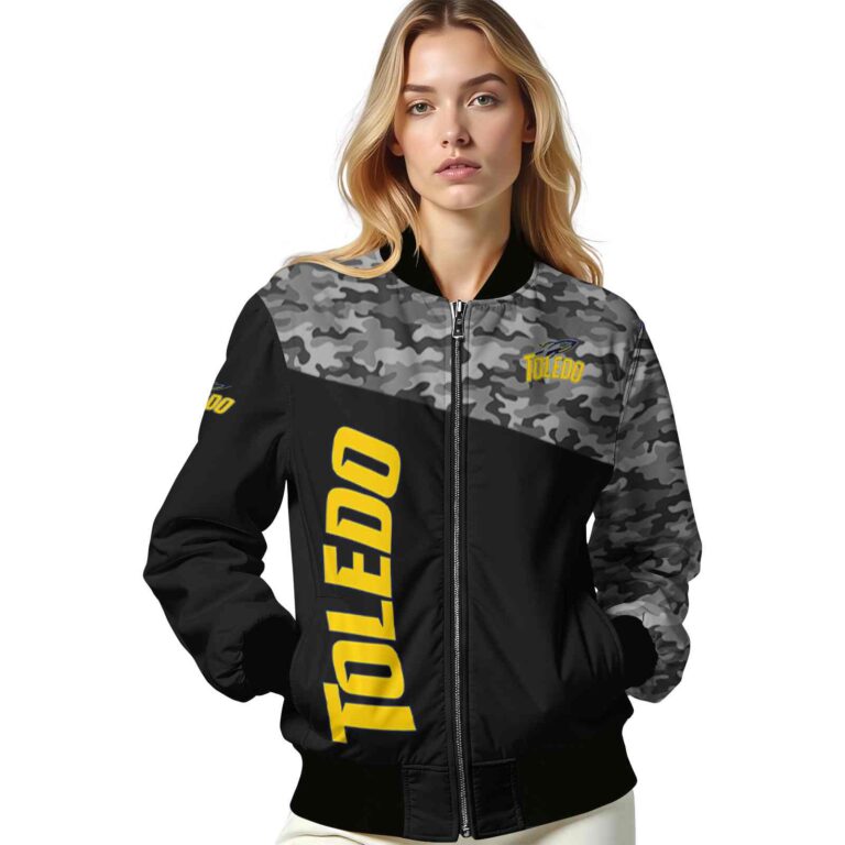 toledo rockets camo patchwork black jacket latest model jacketwow