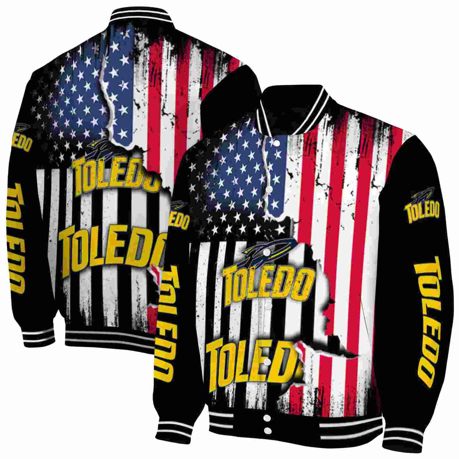 toledo rockets patriotic theme black jacket fashion forward jacketwow toledo rockets patriotic theme black jacket fashion forward jacketwow
