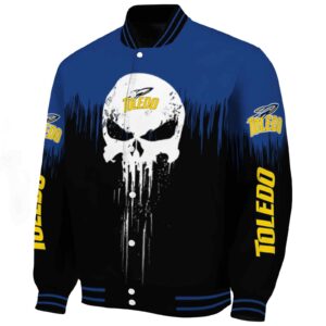 toledo rockets punisher skull blue black white jacket best selling jacketwow