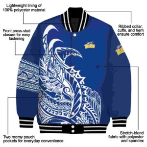 toledo rockets tribal art blue white black jacket new arrival jacketwow