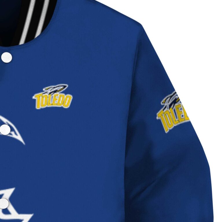 toledo rockets tribal art blue white black jacket premium grade jacketwow