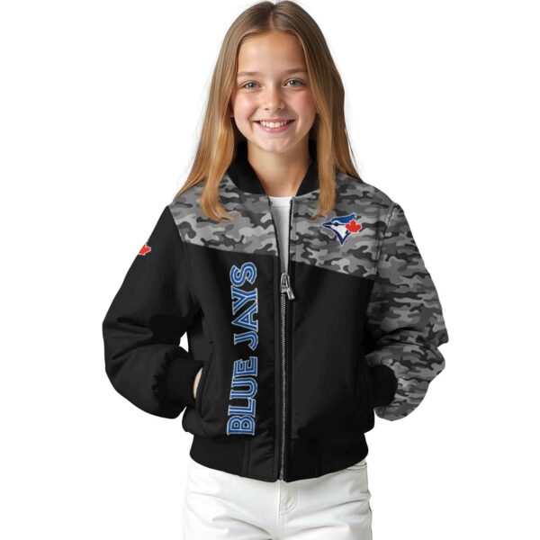 toronto blue jays camo patchwork black jacket top rated jacketwow