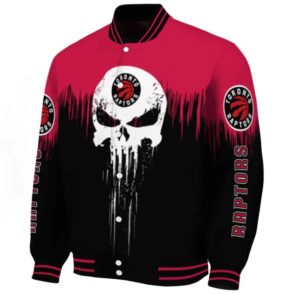 toronto raptors punisher skull red black white jacket best selling jacketwow