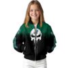 tulane green wave punisher skull green black white jacket top rated jacketwow