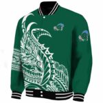 tulane green wave tribal art green white black jacket best selling jacketwow