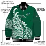 tulane green wave tribal art green white black jacket best selling jacketwow