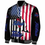 tulsa golden hurricane patriotic theme black jacket best selling jacketwow