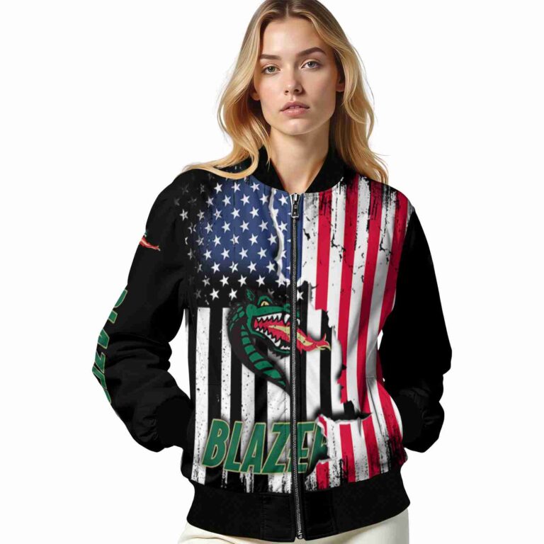 uab blazers patriotic theme black jacket latest model jacketwow