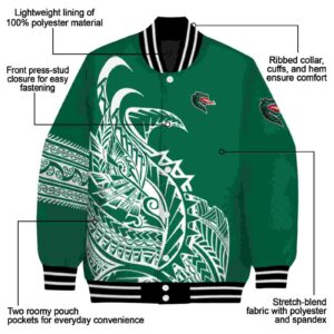 uab blazers tribal art green white black jacket new arrival jacketwow