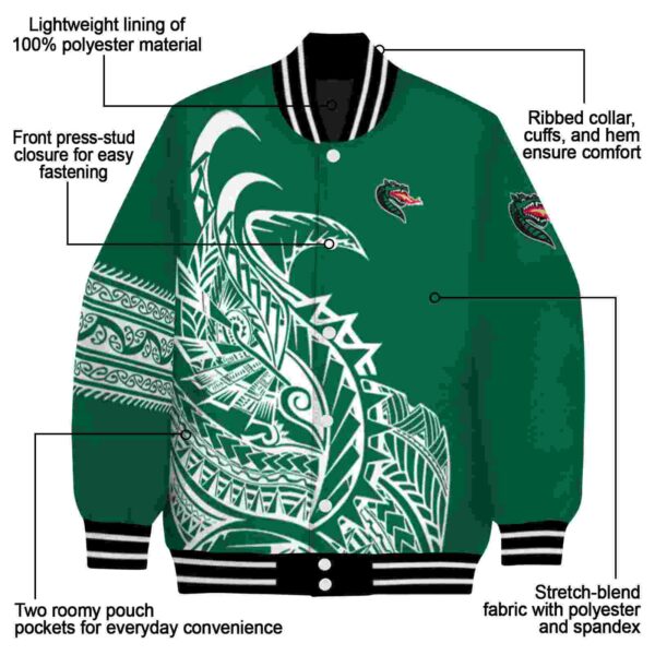 uab blazers tribal art green white black jacket new arrival jacketwow
