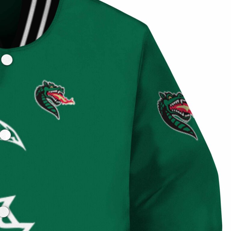 uab blazers tribal art green white black jacket premium grade jacketwow