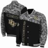 ucf knights camo patchwork black jacket fashion forward jacketwow