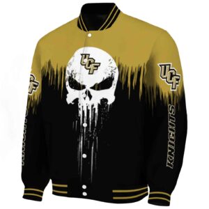 ucf knights punisher skull gold black white jacket best selling jacketwow