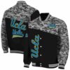 ucla bruins camo patchwork black jacket fashion forward jacketwow