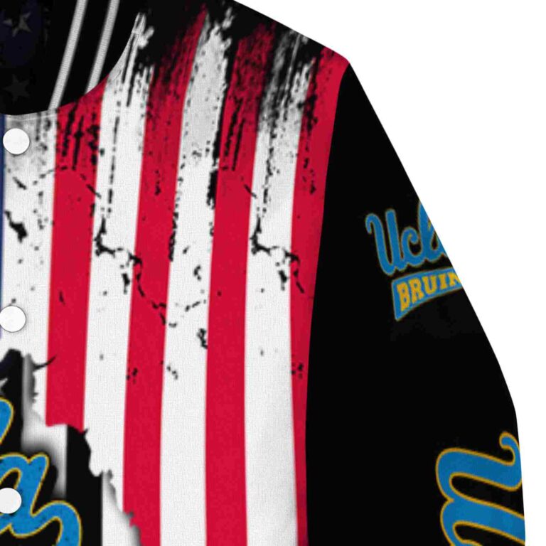 ucla bruins patriotic theme black jacket premium grade jacketwow