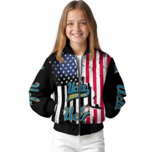 ucla bruins patriotic theme black jacket top rated jacketwow