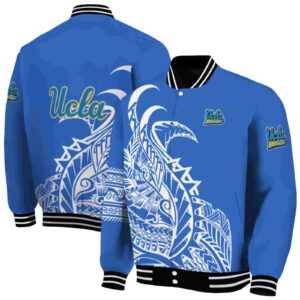 ucla bruins tribal art blue white black jacket fashion forward jacketwow