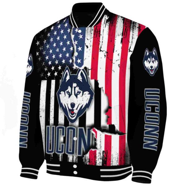 uconn huskies patriotic theme black jacket best selling jacketwow