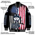 uconn huskies patriotic theme black jacket best selling jacketwow