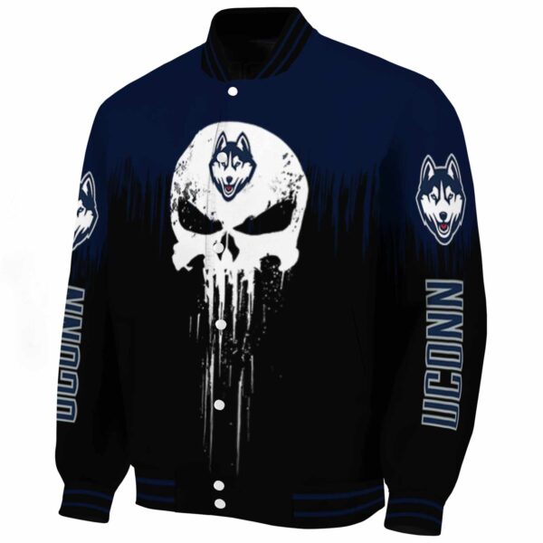 uconn huskies punisher skull blue black white jacket best selling jacketwow