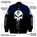 uconn huskies punisher skull blue black white jacket best selling jacketwow