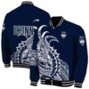 uconn huskies tribal art blue white black jacket fashion forward jacketwow