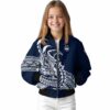 uconn huskies tribal art blue white black jacket top rated jacketwow