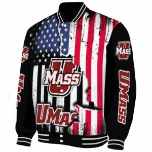 umass minutemen patriotic theme black jacket best selling jacketwow