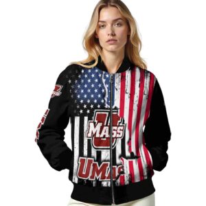 umass minutemen patriotic theme black jacket latest model jacketwow