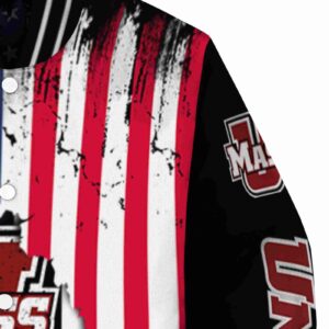 umass minutemen patriotic theme black jacket premium grade jacketwow