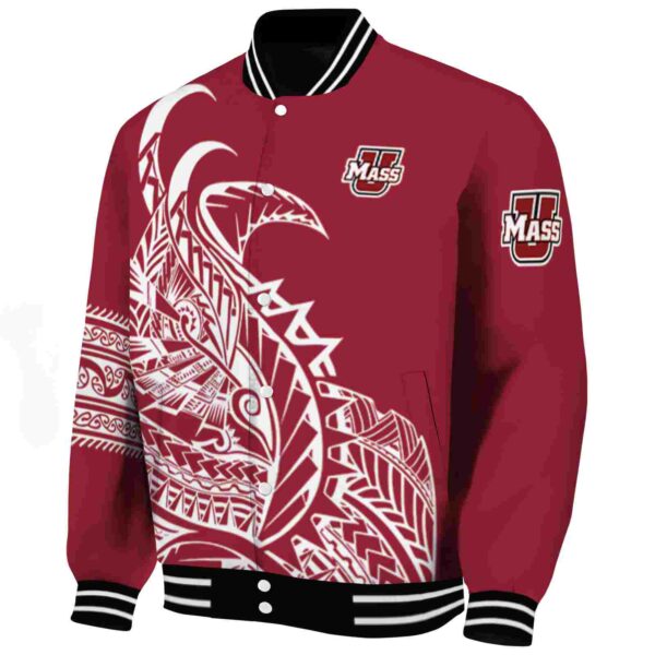 umass minutemen tribal art red white black jacket best selling jacketwow