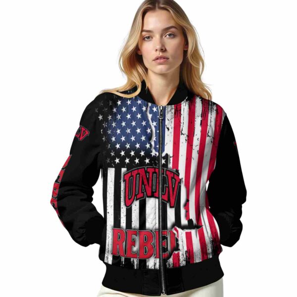 unlv rebels patriotic theme black jacket latest model jacketwow