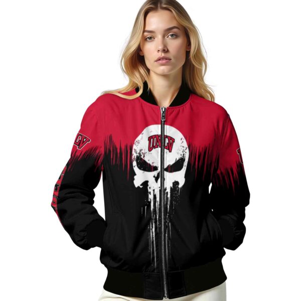 unlv rebels punisher skull red black white jacket latest model jacketwow