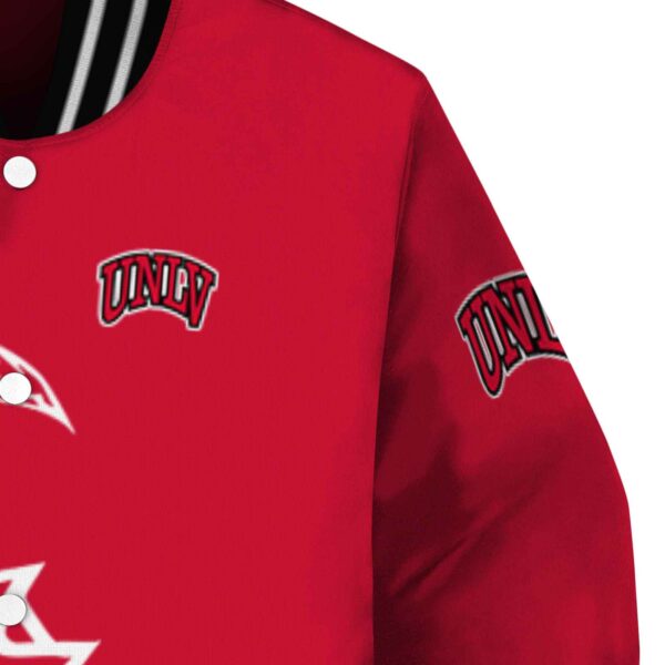 unlv rebels tribal art red white black jacket premium grade jacketwow