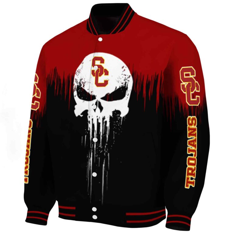 usc trojans punisher skull red black white jacket best selling jacketwow