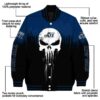 utah jazz punisher skull navy black white jacket new arrival jacketwow
