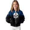 utah jazz punisher skull navy black white jacket top rated jacketwow