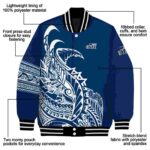 utah jazz tribal art navy white black jacket best selling jacketwow