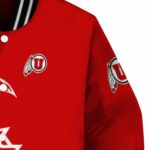 utah utes tribal art red white black jacket best selling jacketwow