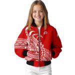 utah utes tribal art red white black jacket best selling jacketwow