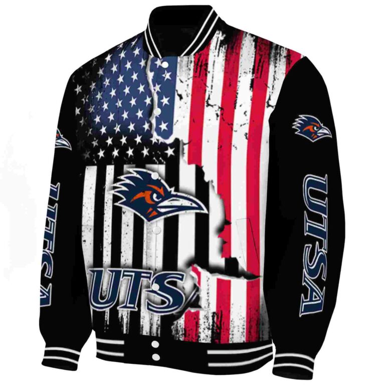 utsa roadrunners patriotic theme black jacket best selling jacketwow