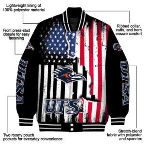 utsa roadrunners patriotic theme black jacket new arrival jacketwow