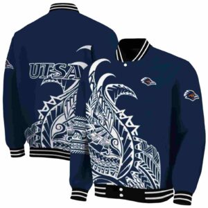 utsa roadrunners tribal art orange white black jacket fashion forward jacketwow