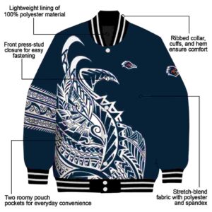 utsa roadrunners tribal art orange white black jacket new arrival jacketwow