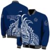 vancouver canucks tribal art blue white black jacket fashion forward jacketwow