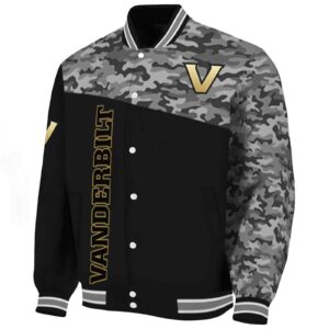 vanderbilt commodores camo patchwork black jacket best selling jacketwow